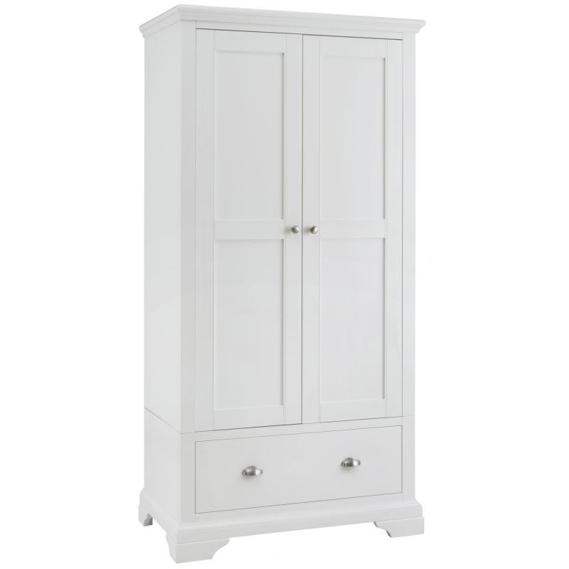 Washington White Double Wardrobe